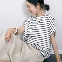 Aletta vita/アレッタ ヴィータ Aletta vita ポンチボートネックコクーンプルオーバー/502285199