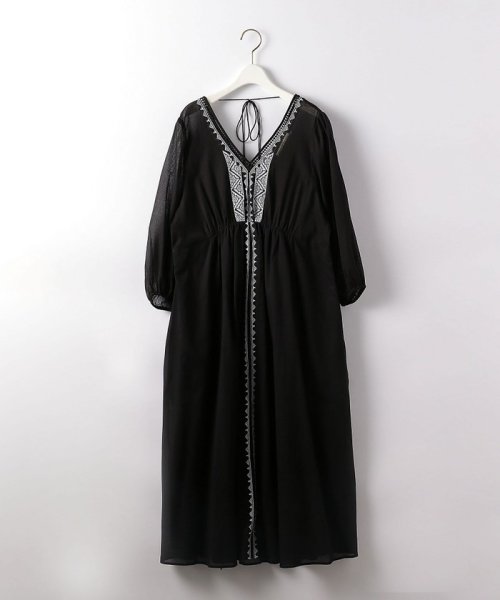 Ne Quittez Pas ヌキテパ コットンボイル レース刺繍 Vネック ワンピース Emmel Refines エメル リファインズ Emmel Refines D Fashion Ne Quittez Pas ヌキテパ コットンボイル レース刺繍 Vネック ワンピース Emmel Refines エメル リファインズ Emmel Refines D Fashion