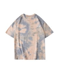 HOOK/フック HOOK 個性派タイダイ染め半袖Tシャツ オーバーサイズ バックプリントTシャツ/504091954