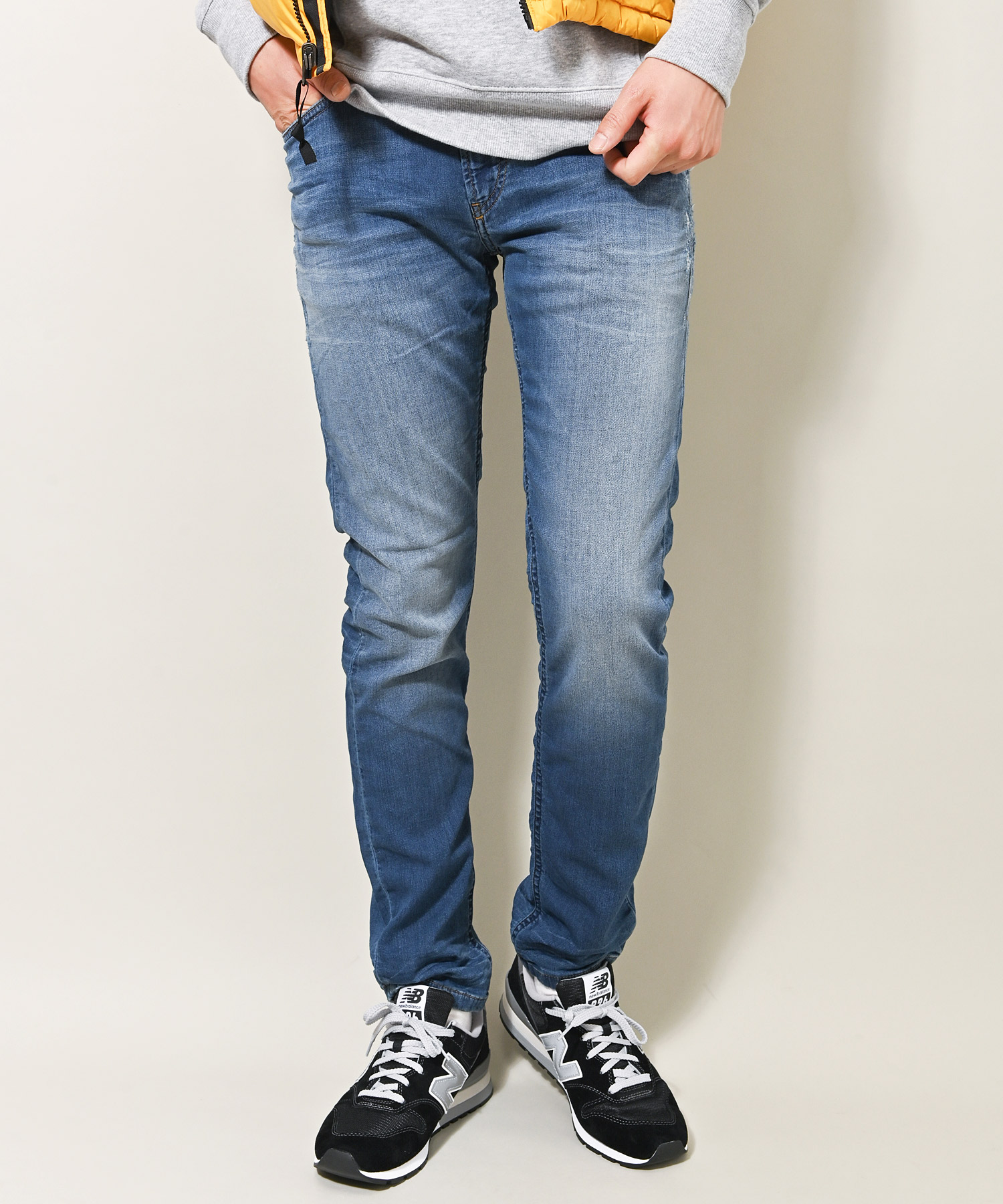 希少モデル DIESEL ストレッチパンツ ダメージリペア THOMMER