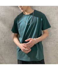 MAC HOUSE(men)/NAVY ネイビー コットン天竺半袖Tシャツ MH/03754SS/504092870