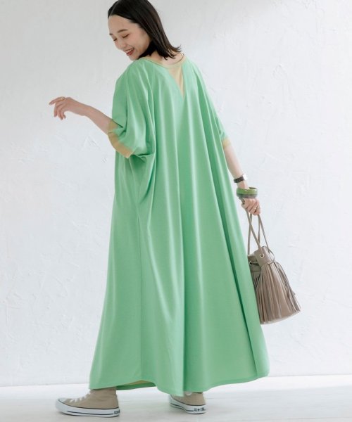 セール バイカラー2wayワンピース コーエン Coen D Fashion