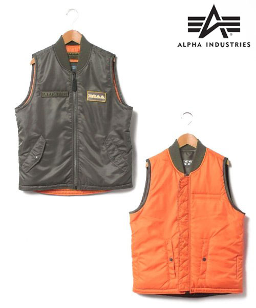 クーポン】【ALPHA/アルファ】MA-1 VEST タイト ベスト クーポン】【ALPHA/アルファ】MA-1 VEST タイト ベスト
