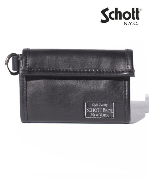 Schott/ショット】 レザーウォレット 財布 レザー ウォレット Schott/ショット】 レザーウォレット 財布 レザー ウォレット