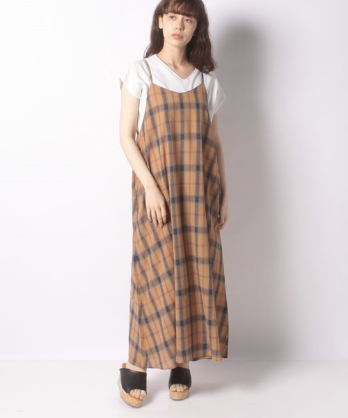 セール Lugnoncure チェックキャミワンピース テチチ Te Chichi D Fashion