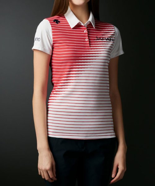 Japan National Team レプリカモデル ライジングボーダーグラデーションシャツ デサントゴルフ Descente Golf D Fashion
