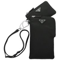 PRADA/プラダ PRADA ポーチ ストラップ リナイロン トライアングルロゴ ブラック メンズ レディース PRADA 2TT091 2DMI F0002/504103009