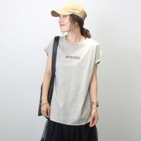 Aletta vita/アレッタ ヴィータ Aletta vita 綿天竺フレンチロゴTシャツ/504103941