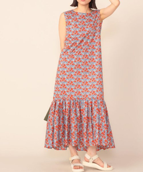 セール 30 Off 裾ギャザーリバティプリントワンピース リエミラー Rie Miller D Fashion セール 30 Off 裾ギャザーリバティプリントワンピース リエミラー Rie Miller D Fashion