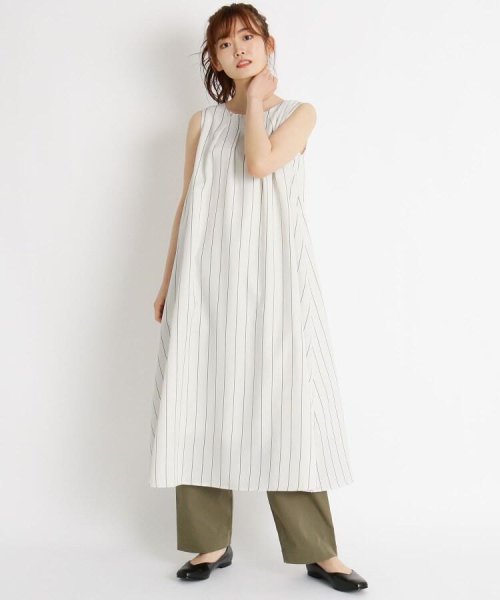セール51 Off S Ll 2wayリネン混ストライプaラインワンピース グローブ Grove D Fashion セール51 Off S Ll 2wayリネン混ストライプaラインワンピース グローブ Grove D Fashion
