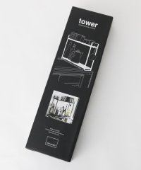 ２１２ＫＩＴＣＨＥＮ　ＳＴＯＲＥ/コンロ横ラック２段 BK 山崎実業 ＜tower タワー＞/504106858