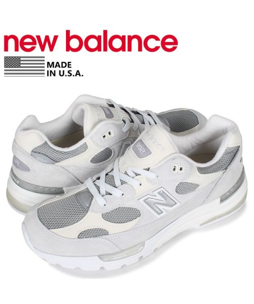 クーポン ニューバランス New Balance 992 スニーカー メンズ Dワイズ Made In Usa グレー M992nc ニューバランス Newbalance D Fashion