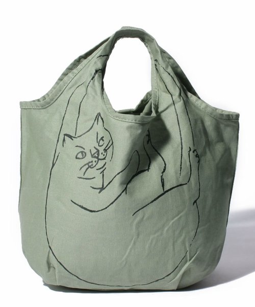 コットン ねこ柄 折りたたみ エコバッグ ミニ Na ルーショッパー マルシェ ミニ B2673 rootote Rootote D Fashion コットン ねこ柄 折りたたみ エコバッグ ミニ Na ルーショッパー マルシェ ミニ B2673 rootote Rootote D Fashion