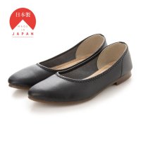 ELAMA/ハスキー husky Co.Ltd. ELAMA/エラマ 日本製 アーモンドトゥ 柔らか軽量フラットパンプス/504104595