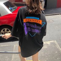 miniministore/半袖Tシャツ レディース 夏 ロゴ 韓国/504111718