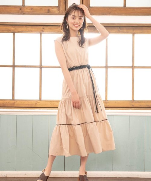 セール 40 Off タイプライター配色ベルト付マキシワンピース ウィルセレクション Willselection D Fashion セール 40 Off タイプライター配色ベルト付マキシワンピース ウィルセレクション Willselection D Fashion
