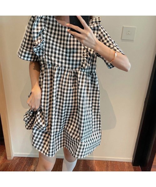 セール Off ワンピース ギンガムチェック 前後2way ミニミニストア Miniministore D Fashion セール Off ワンピース ギンガムチェック 前後2way ミニミニストア Miniministore D Fashion