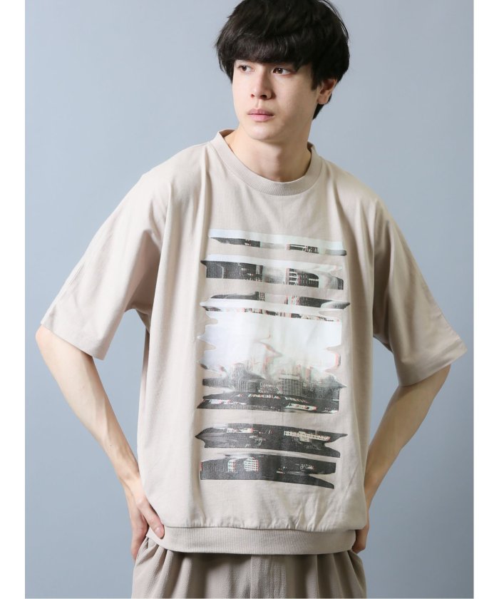 ★DRAW FIT★ SUPIMA SILKET プシケ グラフィック 半袖 Tシャツ ☆DRAW FIT☆ SUPIMA SILKET プシケ グラフィック 半袖 Tシャツ
