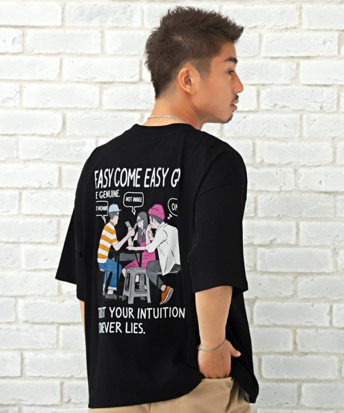 セール ロゴ刺繍イラストバックプリントbig半袖tシャツ Tシャツ メンズ 半袖 イラスト バックプリント ロゴ 大きい ラグスタイル Luxstyle D Fashion セール ロゴ刺繍イラストバックプリントbig半袖tシャツ Tシャツ メンズ 半袖 イラスト バックプリント ロゴ 大きい ラグスタイル Luxstyle D Fashion