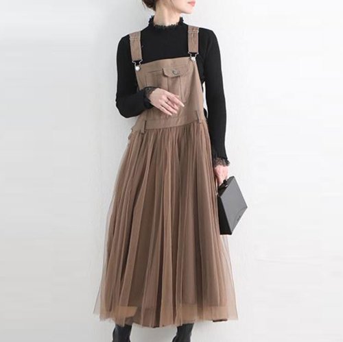 セール5%OFF】チュールドッキングのサロペットスカート(503710535) | サワアラモード(Sawa a la mode) - d fashion セール5%OFF】チュールドッキングのサロペットスカート(503710535) | サワアラモード(Sawa a la mode) - d fashion