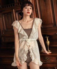 OSYAREVO/オシャレボ OSYAREVO 【ネット限定】ドロストブラフリルショーツ ワンピース付きビキニ 水着/504116688