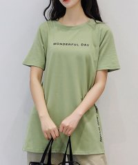 maison de LATIR/メゾンドラティール maison de LATIR 1枚でもレイヤードとしても使える長さのあるチュニックTシャツ/504116887