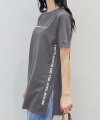 maison de LATIR/メゾンドラティール maison de LATIR 1枚でもレイヤードとしても使える長さのあるチュニックTシャツ/504116887
