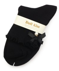 DollKiss/ドール キス Doll Kiss 13色展開リボン付きメローリブクルーソックス 靴下/504123445