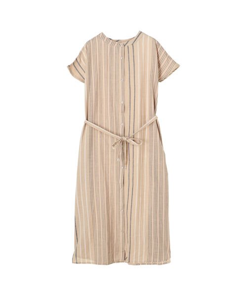 セール スラブストライプシャツワンピース コエ Koe D Fashion セール スラブストライプシャツワンピース コエ Koe D Fashion