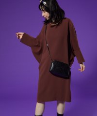 Modify/トリアセテート混ドルマンワンピース/504130225