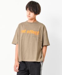 RAT EFFECT/ポケット付きフロントプリントビッグTシャツ/504130618