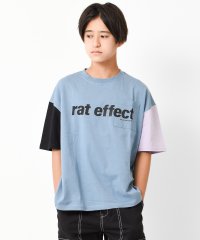 RAT EFFECT/ポケット付きフロントプリントビッグTシャツ/504130618