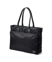 PORTER/ポーター PORTER ポーター タイム トートバッグ 655ー17873 吉田カバン ビジネストートバッグ メンズ ブランド ファスナー付き 黒 無地 通勤 /504130787