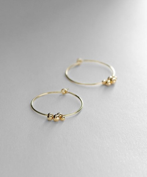 中空ボール房 フープピアス ココシュニック Cocoshnik D Fashion