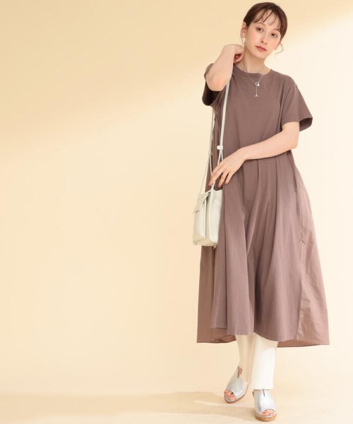 Ray Beams バック ギャザー キリカエ ワンピース レイビームス Ray Beams D Fashion