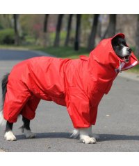 HAPPY DOG!!/レインコート 大型犬 犬 服 犬服 犬の服 カッパ 雨具 合羽 マジックテープ フ ドッグウェア【春 夏 春夏 夏服 毛抜け防止 毛落ち防止 おしゃれ 可愛い /504131889