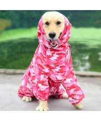 HAPPY DOG!!/レインコート 大型犬 犬 服 犬服 犬の服 カッパ 雨具 合羽 マジックテープ フ ドッグウェア【春 夏 春夏 夏服 毛抜け防止 毛落ち防止 おしゃれ 可愛い /504131889