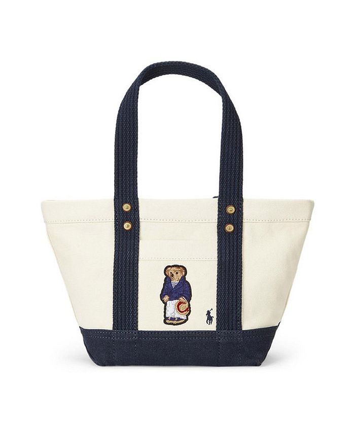 Polo ベア キャンバス ミニ トート(503982024) | POLO RALPH Polo ベア キャンバス ミニ トート(503982024) | POLO RALPH