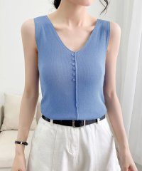 shoppinggo/ショッピングゴー shoppinggo 韓国ファッション 夏新作 サマーニット ニットキャミソール レディース ノースリーブ インナー/504136518