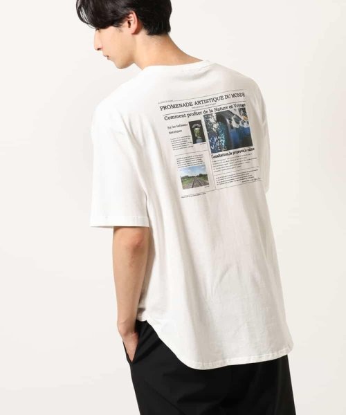 セール 接触冷感 フォトプリントラウンドロングカットソー アー ヴェ ヴェメンズ A V V Men D Fashion