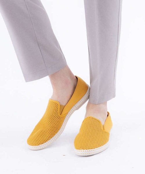 Rivieras リヴィエラ キャンバス メッシュ スリッポン Abahouse Abahouse D Fashion