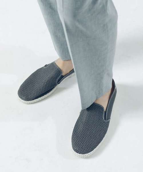 Rivieras リヴィエラ キャンバス メッシュ スリッポン Abahouse Abahouse D Fashion