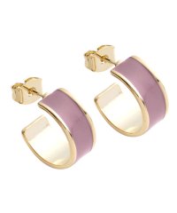 cream dot/クリームドット Cream dot. 艶めくラインが大人っぽい顔周りに導くフープピアス/503285001