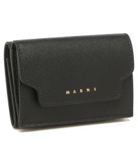 MARNI/マルニ 三つ折り財布 トランク ミニ財布 ブラック レディース MARNI PFMOW02U07 LV520 Z360N/504137710