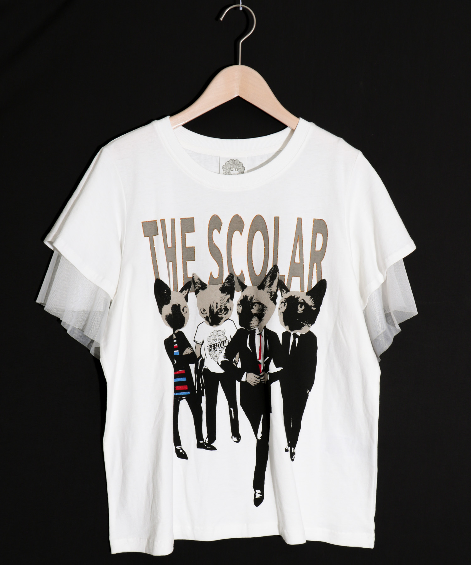 スカラー scolar 新作 Tシャツ チュール トップス レディース 半袖 おしゃれ かわいい ブランド スカラーちゃんヒストリー柄 チュール重ねプルオーバー 152619 楽天市場】セール SALE スカラー scolar スカラーTシャツ