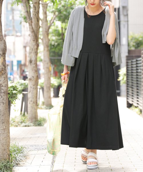 タック切替ブラトップワンピース オシャレウォーカー Osharewalker D Fashion