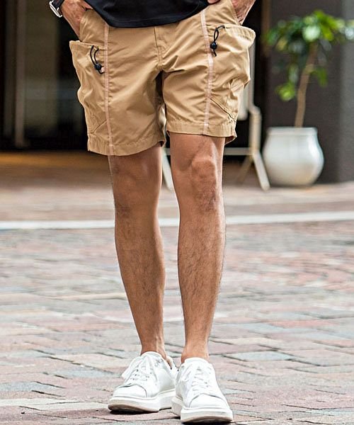 Cavaria カーゴショーツ ハーフパンツ メンズ ショートパンツ ショーツ カーゴパンツ 膝上 ミリタリー B キャバリア Cavaria D Fashion