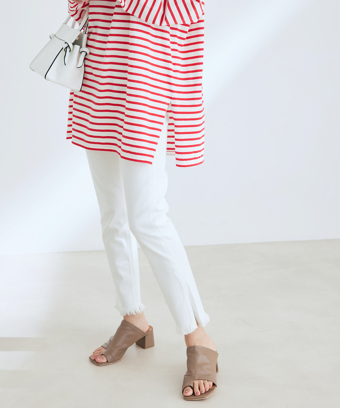 セール 30%OFF】【WEB限定】【追加生産】スリットスキニーパンツ