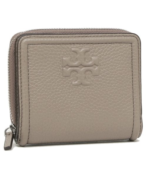 トリーバーチ アウトレット 二つ折り財布 ティア ミニ財布 グレー レディース Tory Burch 036 トリーバーチ Tory Burch D Fashion