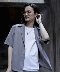 RATTLE TRAP/梨地開襟半袖シャツ/504146537